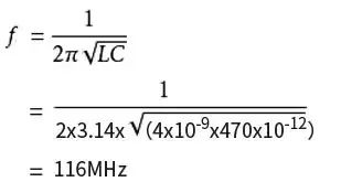 電容的諧振頻率